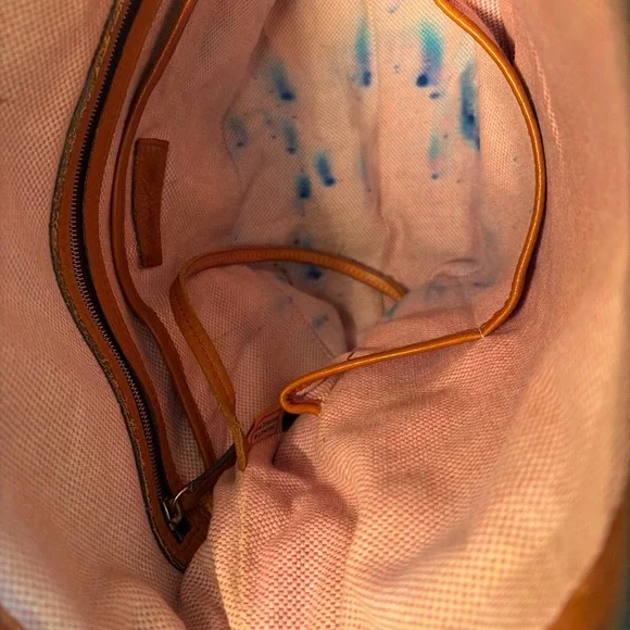 Dooney Bourke Florentine Leather Hobo Bag Brown Large Shoulder Bag - Picture 7 of 7